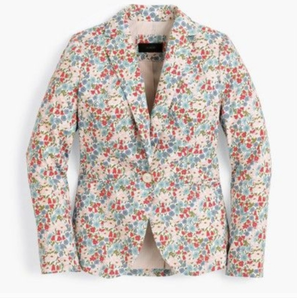 J. Crew Liberty Print Campbell Blazer